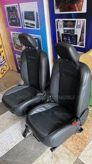 Jeep Wrangler JL 4-Door Black Leather Seats Set
