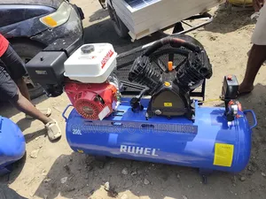 250l Air Compressor With Petrol Engine 13 Horsepower Engine Drive