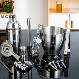 Stainless Shaker Set With Ice Bucket