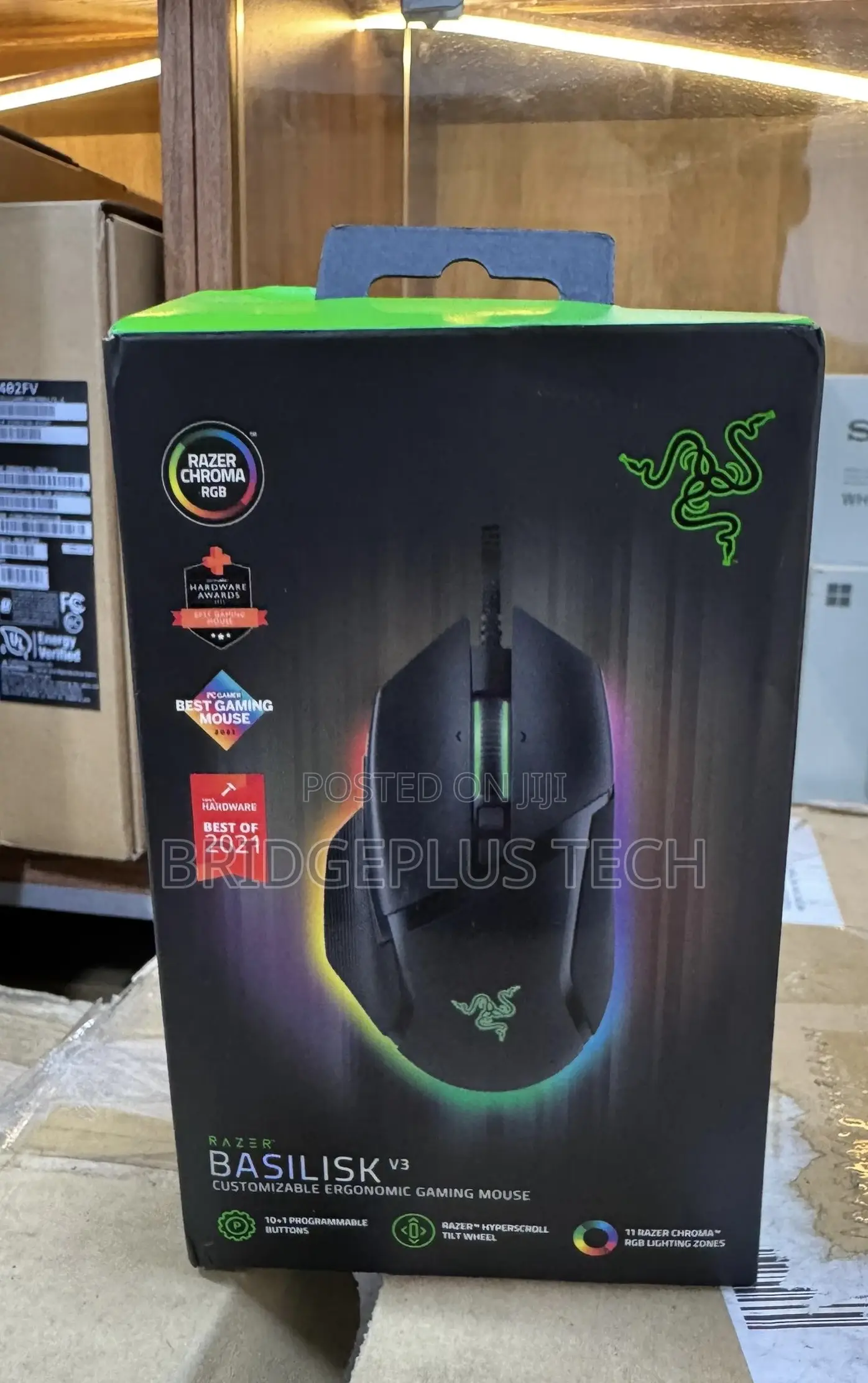 Razer Basilisk V3 Customizable Ergonomic Gaming