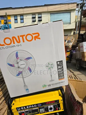 Lontor Rechargeable 18inche Standing Fan