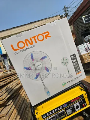 Lontor Rechargeable Standing Fan 18inche