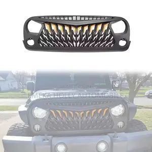 Jeep Wrangler Tiger Face Front Grille Cover Upgrade - Brand New
