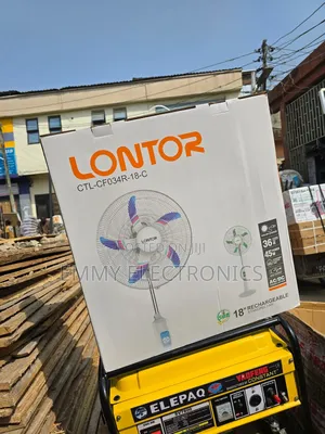 Original Lontor Rechargeable 18inche Standing Fan