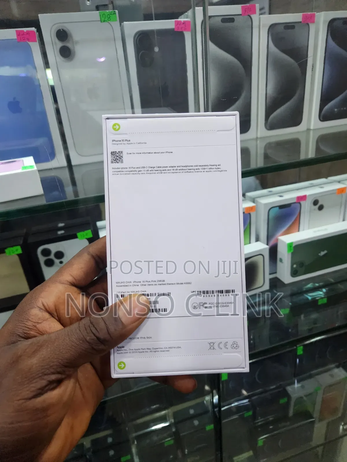 New Apple iPhone 16 Plus 256 GB Pink