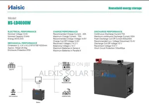 4kw 12v Haisic Solar Lithium Battery