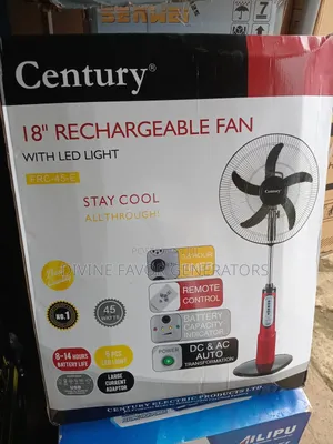 Century 18 Inches Rechargeable Fan