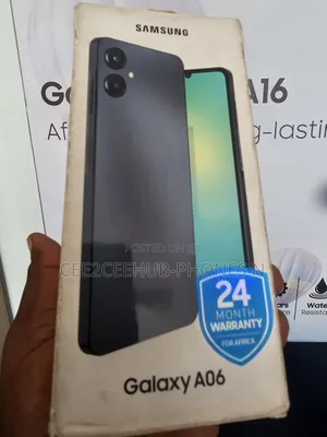 New Samsung Galaxy A06 64 GB Black
