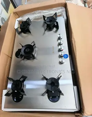 Original Yohako 90cm Built-in Flips Up 5 Burners Gas Cooker Hob Copper