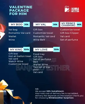 Valentine Packages