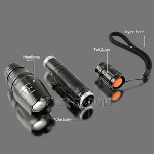 E3 Powerful Rechargeable Led Security Flashlight