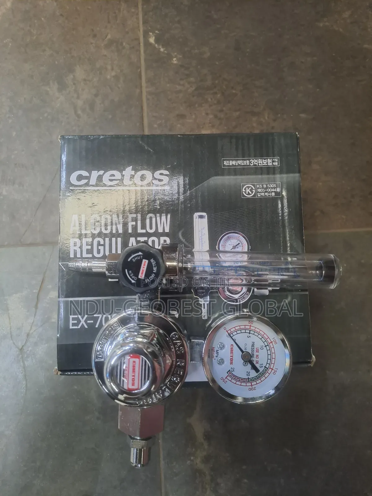 Cretos Argon Flow Regulator