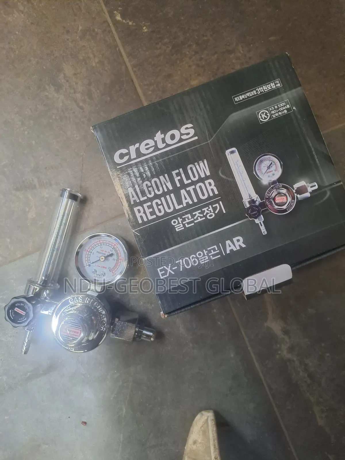 Cretos Argon Flow Regulator