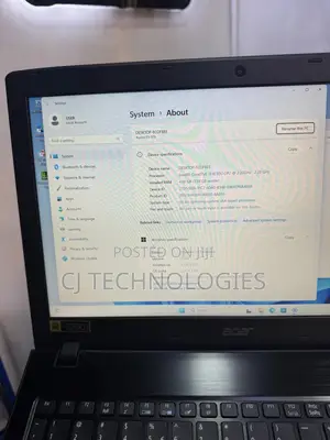Laptop Acer Aspire E5-576 4GB Intel Core I3 SSD 128GB
