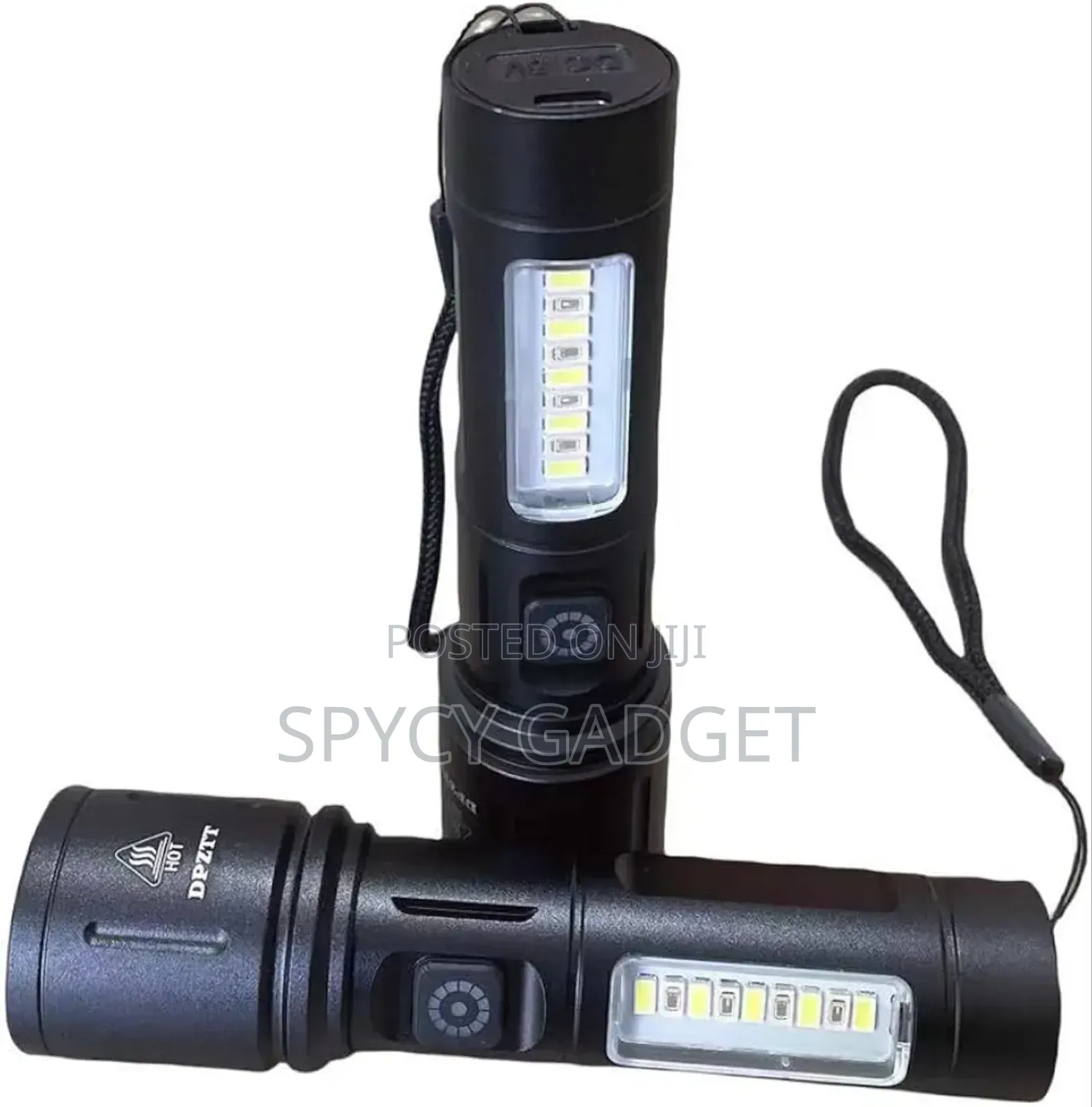Long Range Super Bright Rechargeable Cob Flashlight