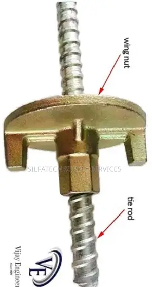 Original Tie Rod and Wing Nuts