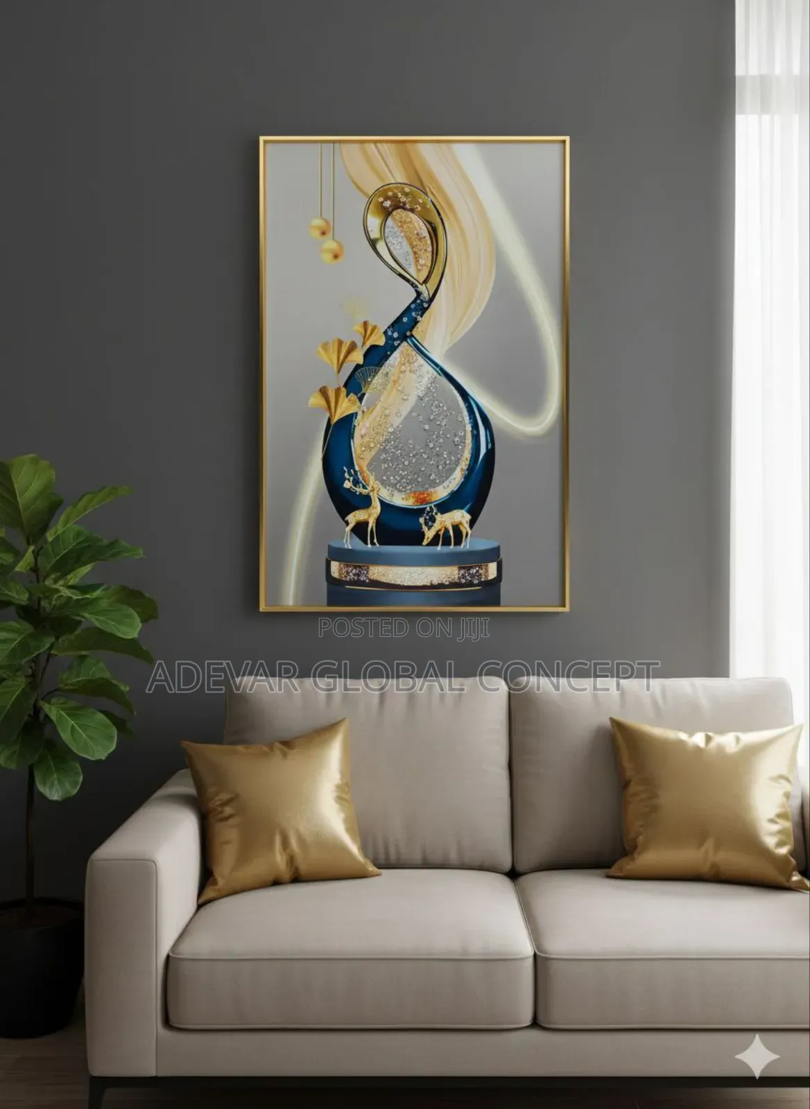 40by60cm Acrylic Wall Frame Home Decor - Different Designs Available