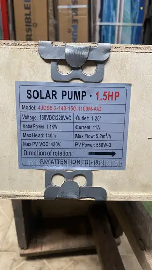 High Quality 1.1kw 1.5hp Solar Pump