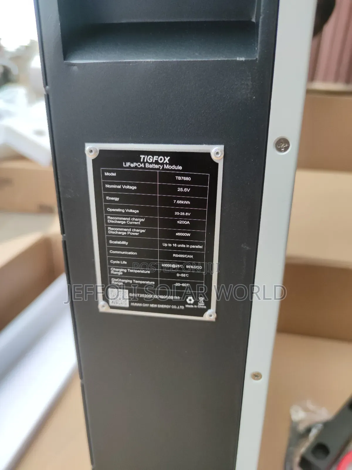 Tigfox Lithium Battery