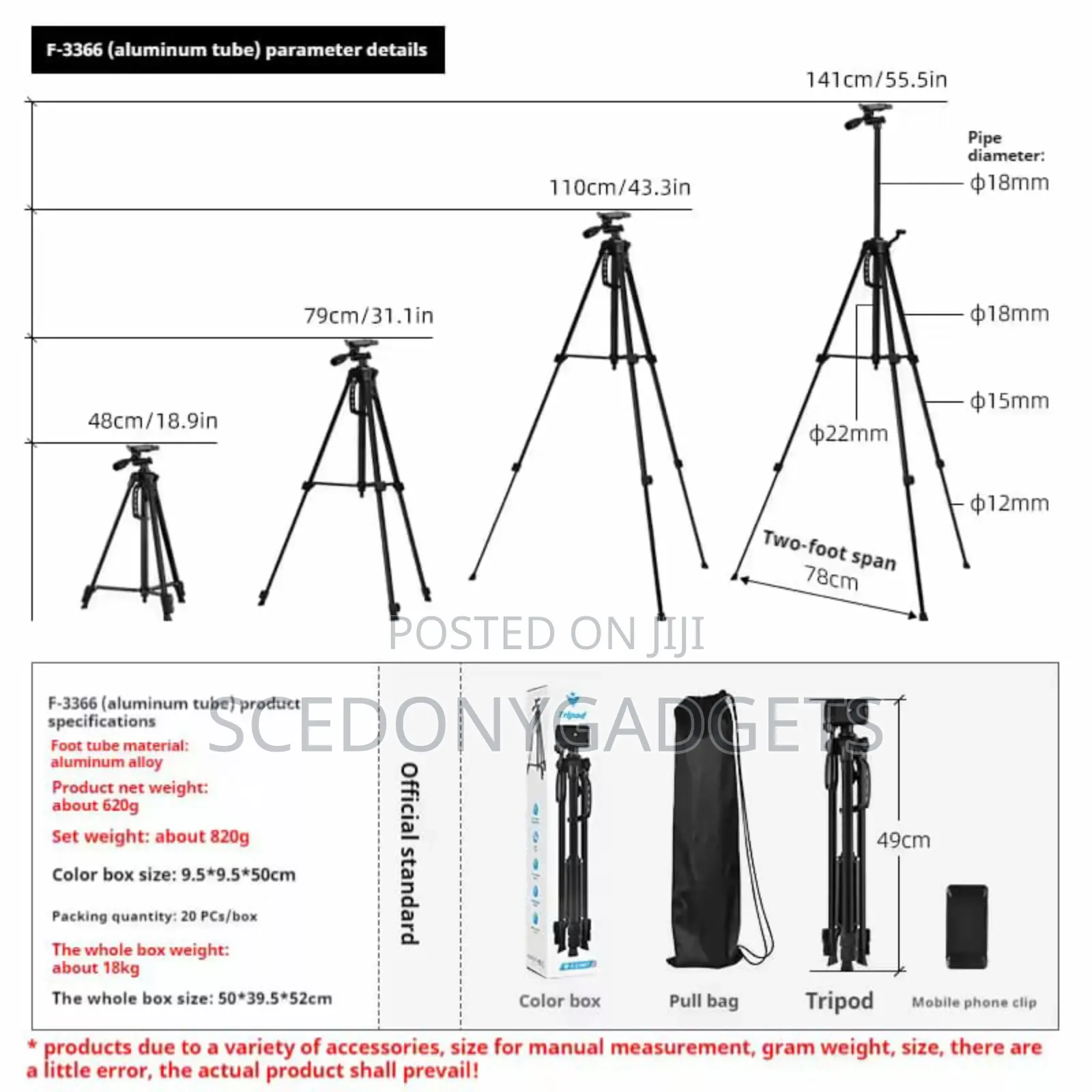 Tripod F-3366t