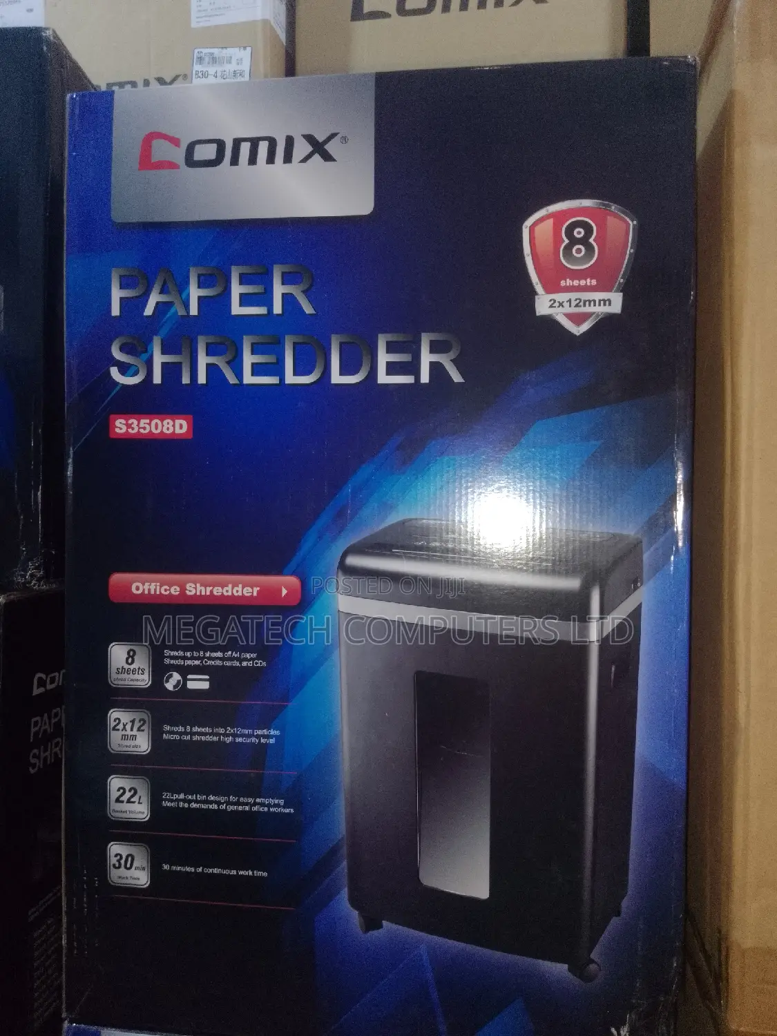 Comix Paper Shredder S3508d