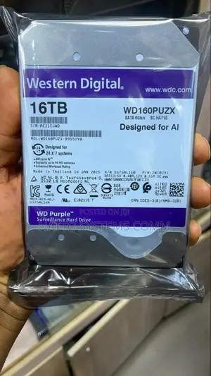 Wd 16tb Purple Surveillance Hard Drive