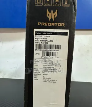 New Laptop Acer Predator Helios Neo 16 16GB Intel Core I9 SSD 1T