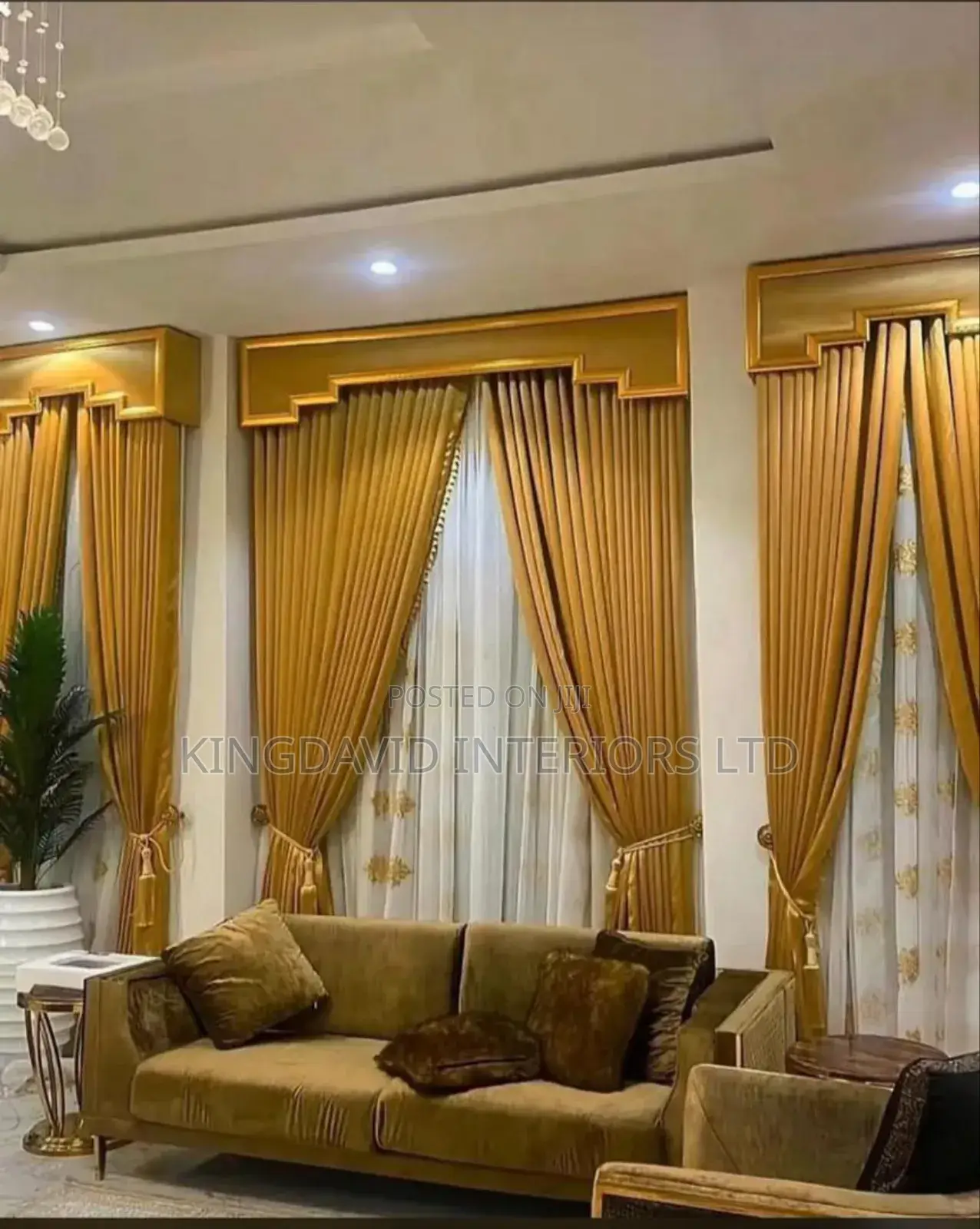 Turkish Curtains Lux Gold