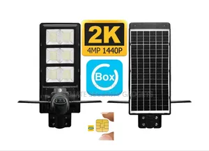 4g Sim Camera Solar Street Light With Free MTN Sim
