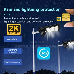 4g Sim Camera Solar Street Light With Free MTN Sim