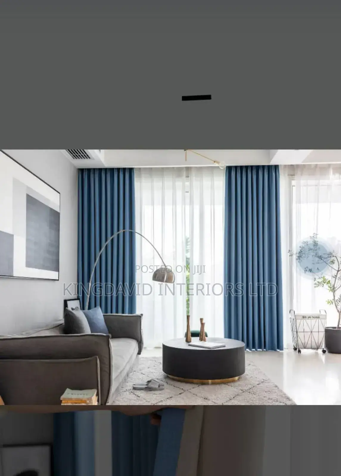Turkish Curtains Blue 2