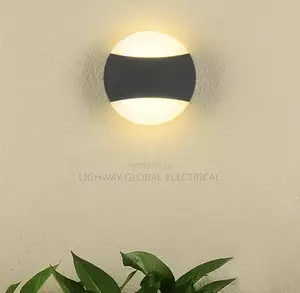 Circle 6watts Waterproof Outdoor Wall Lamp