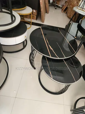 Black Marble Center Table