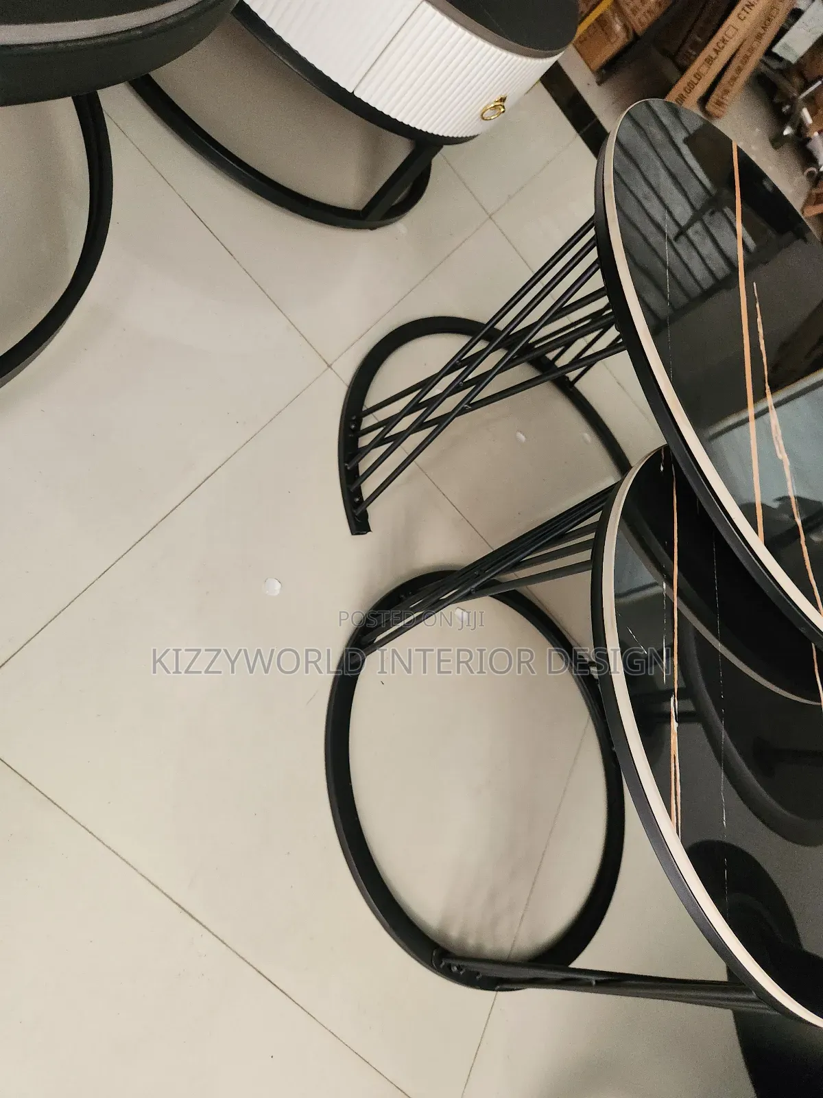 Black Marble Center Table