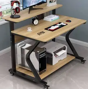 Solid Wood Computer Desktop Study Table - Laptop Table