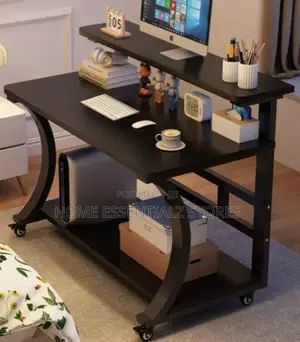 Solid Wood Computer Desktop Study Table - Laptop Table