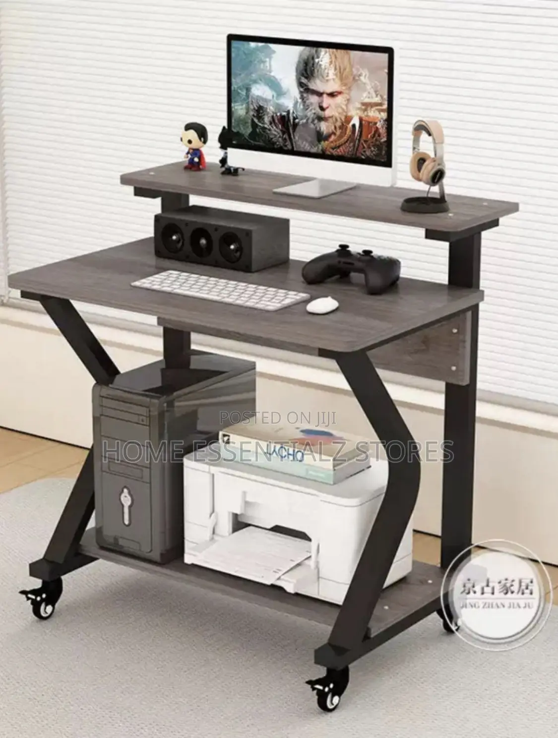 Solid Wood Computer Desktop Study Table - Laptop Table