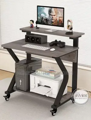 Solid Wood Computer Desktop Study Table - Laptop Table