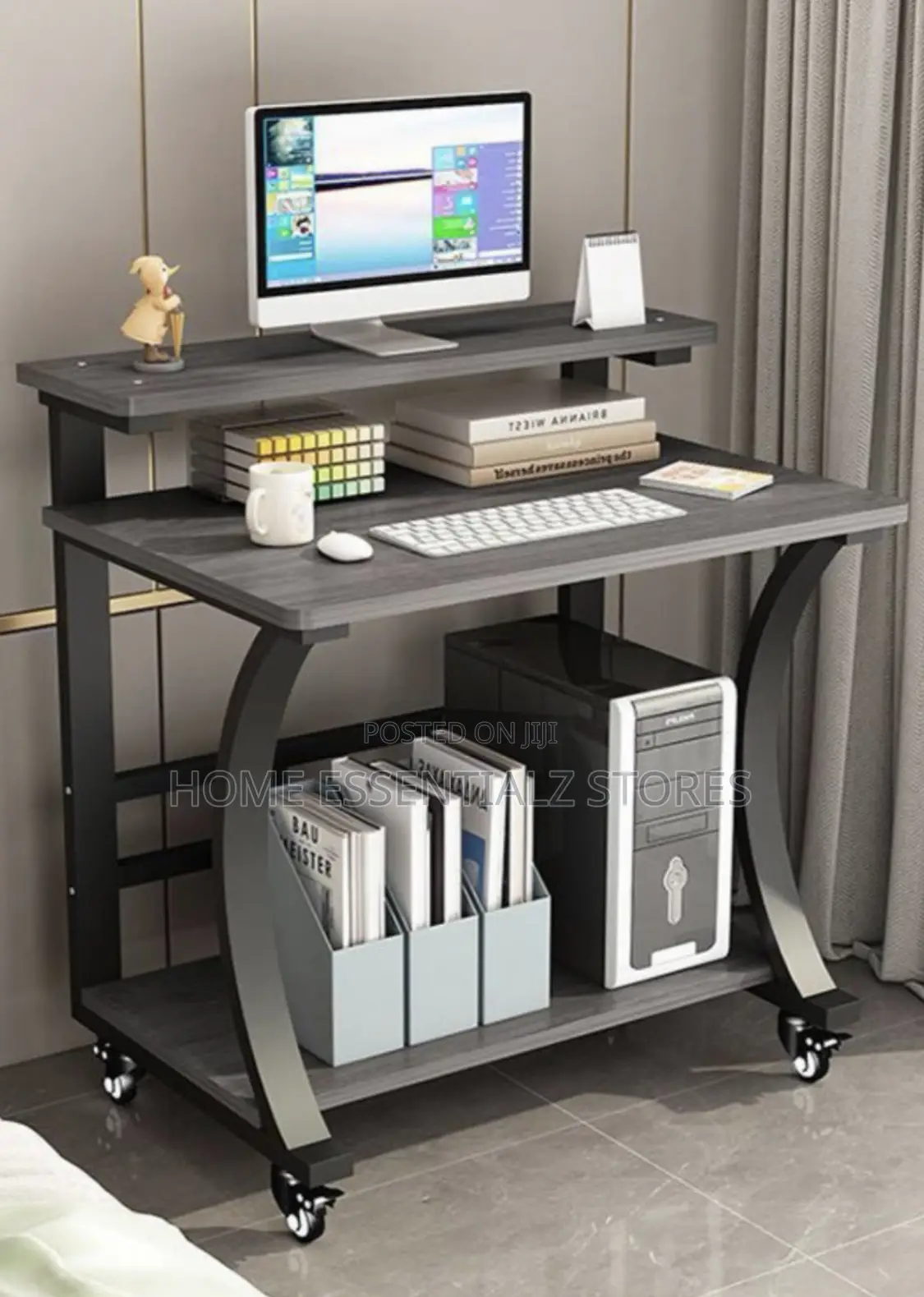 Solid Wood Computer Desktop Study Table - Laptop Table