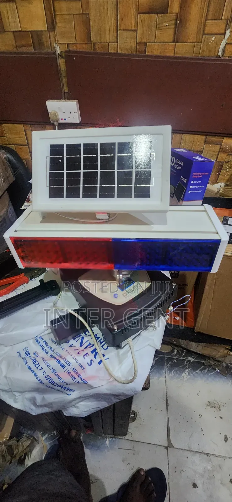 Solar Light Led Red and Blue