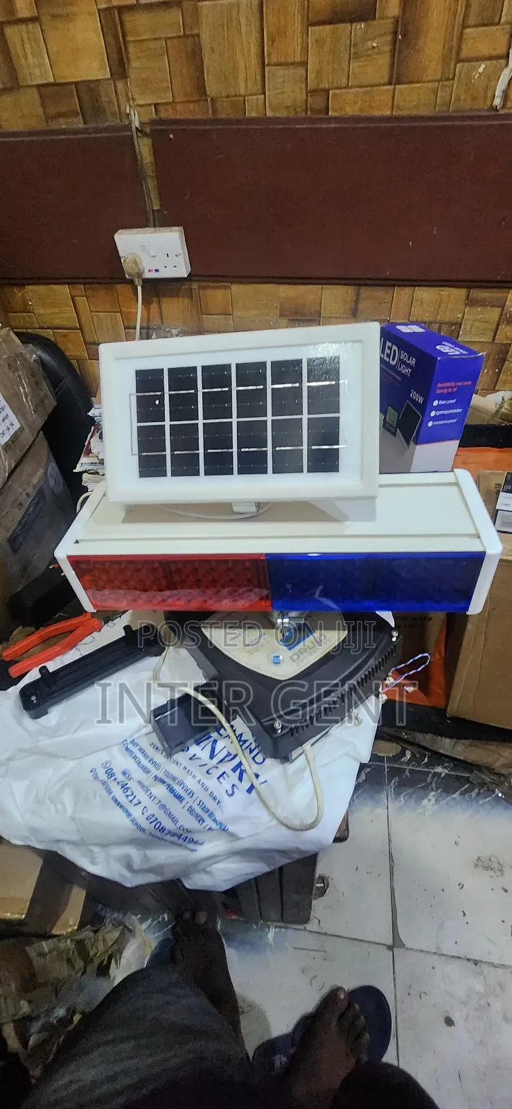 Solar Light Led Red and Blue