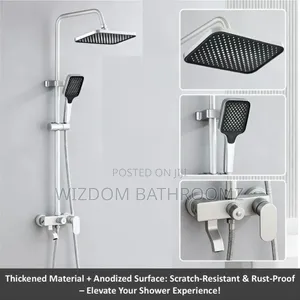 Aluminium Standing Shower Set