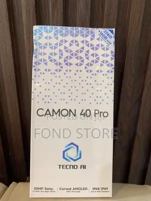 New Tecno Camon 40 256 GB Black