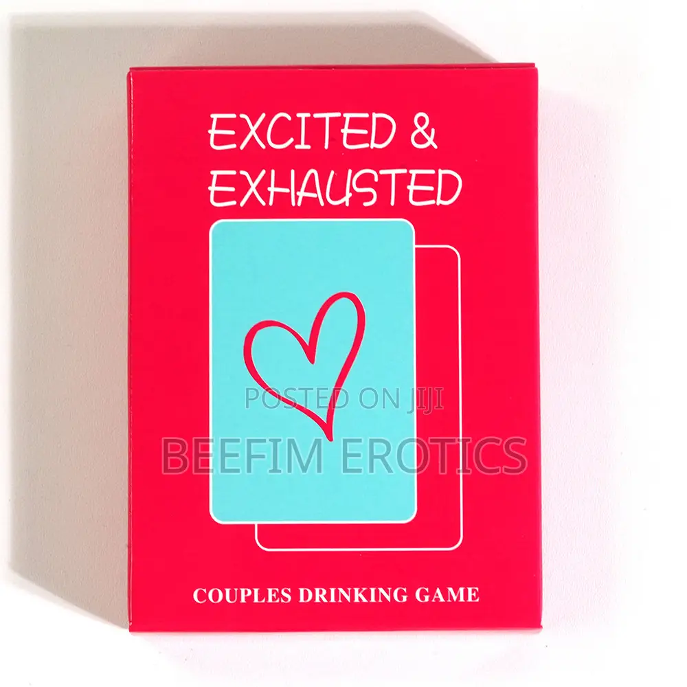 Excited and Exhausted Drinking Card Game