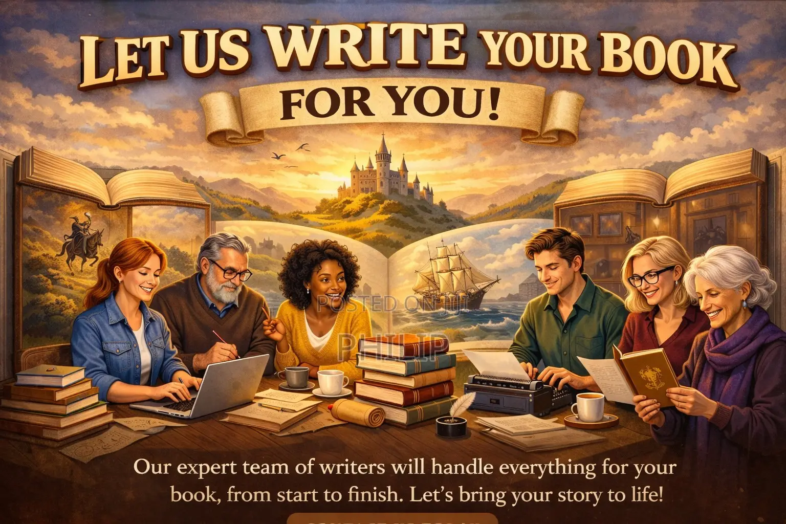 Let Us Write Your Dream Book for You