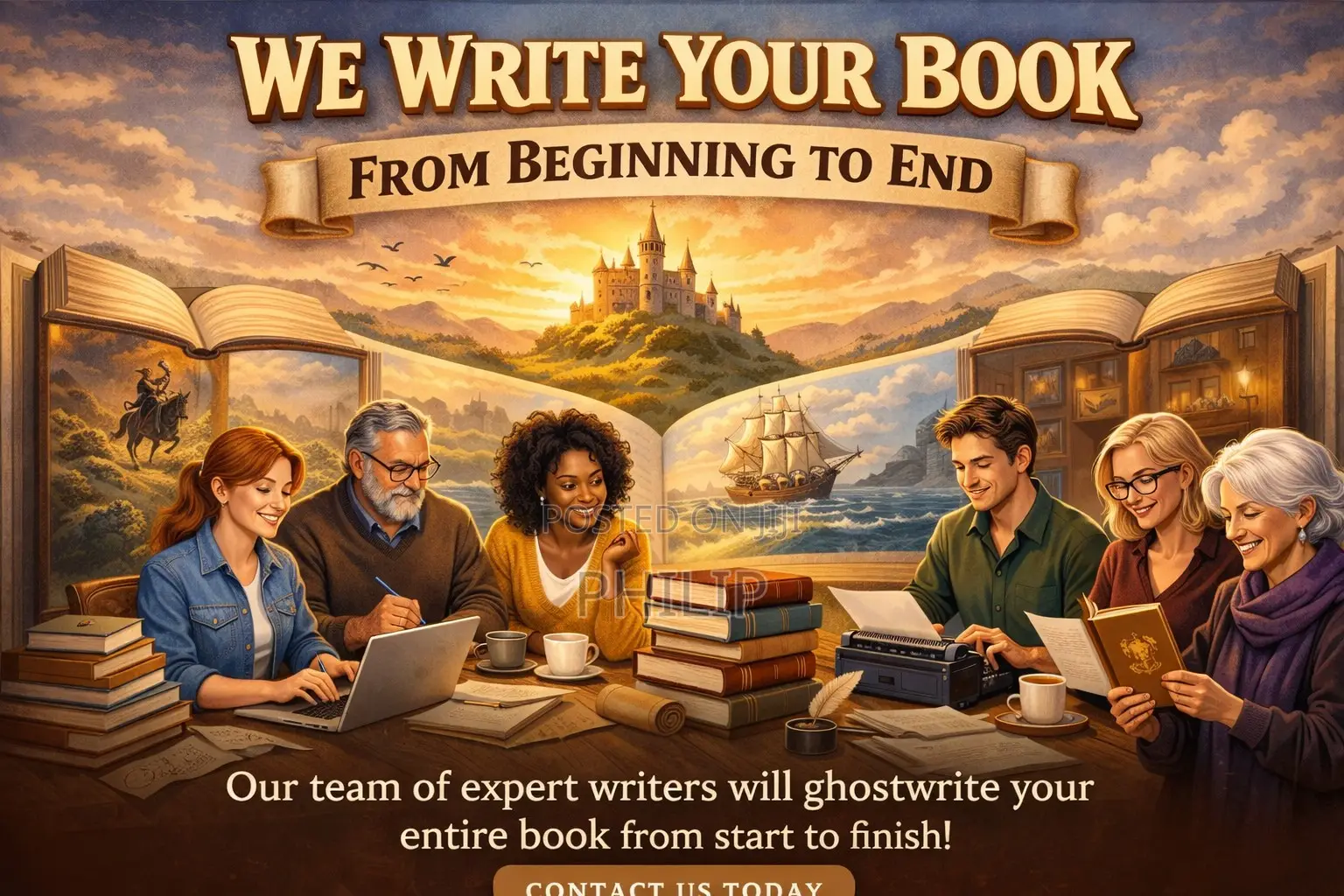 Let Us Write Your Dream Book for You