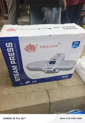 26 Inches Two Lion Steam Press Machine