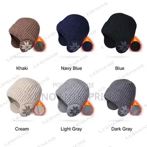 Winter Knitted Hat for Men Women Outdoor Ear Beanie Brand New