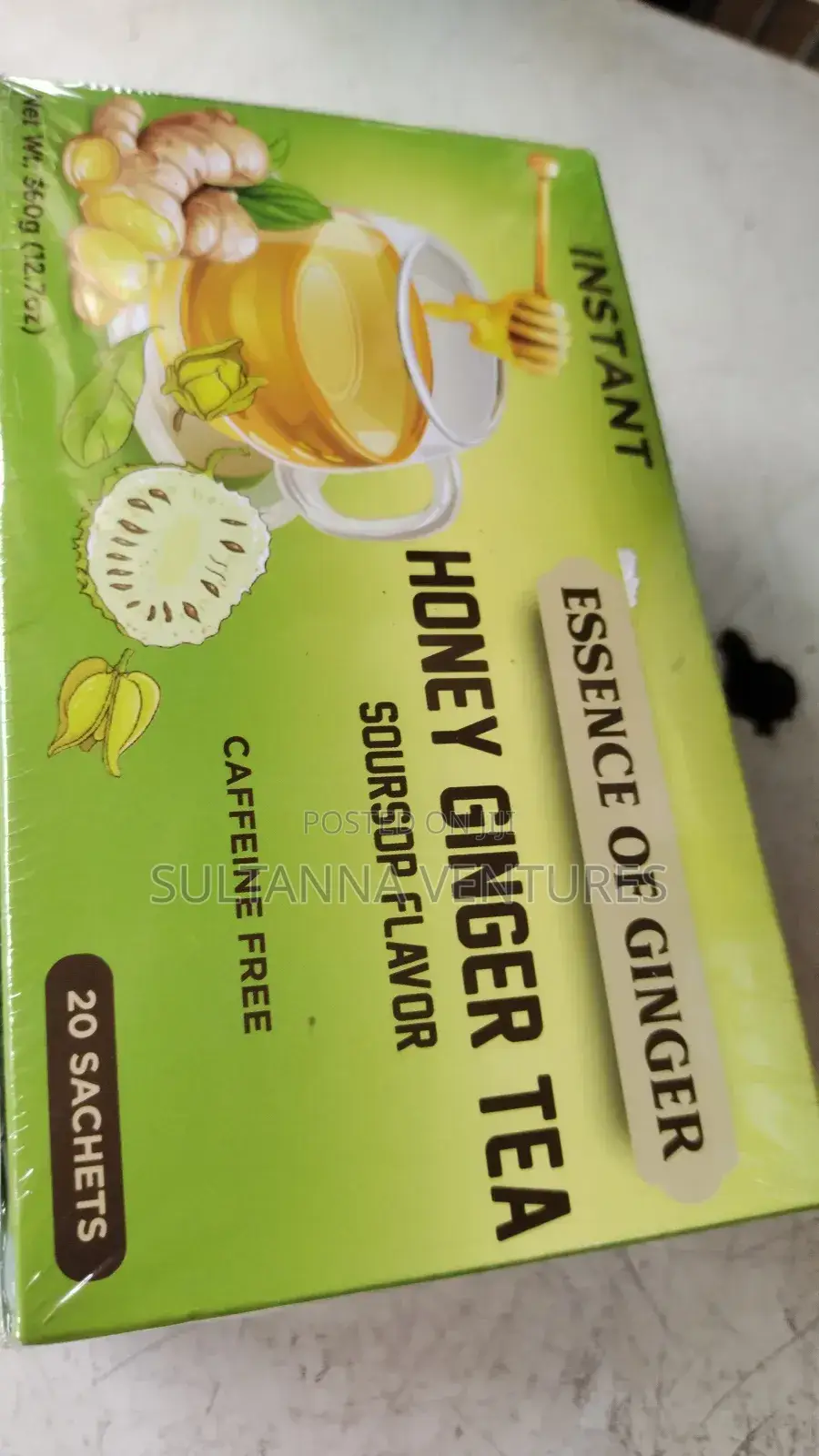 Honey Ginger Instant Tea (20 Sachets)