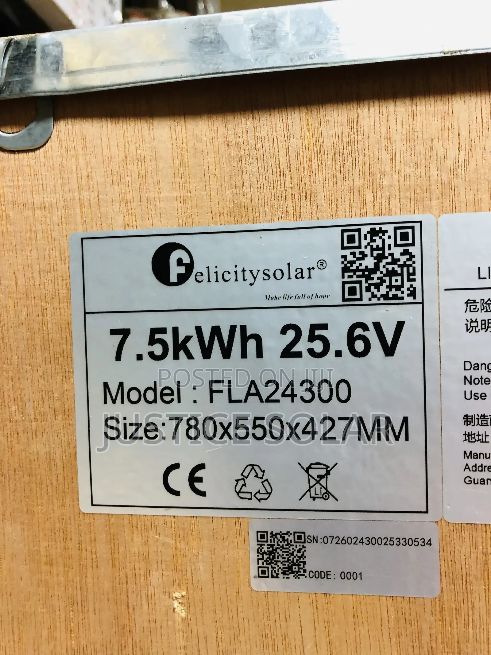 7.5kwh Battery Frlicity